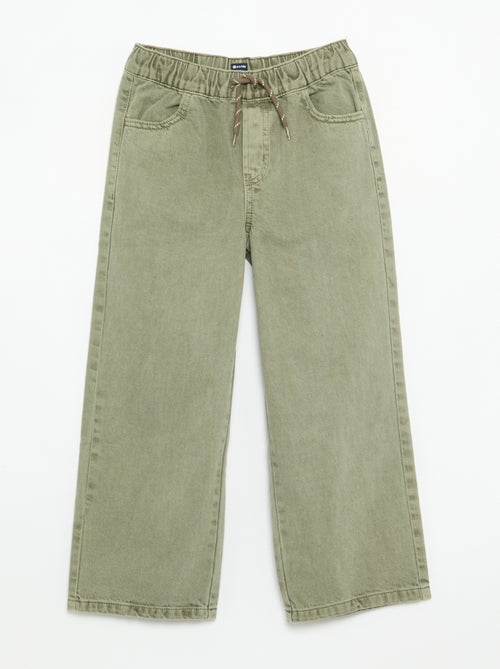 Pantalon large uni - Kiabi