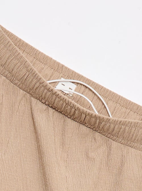 Pantalon maille crêpe - So Easy - Kiabi