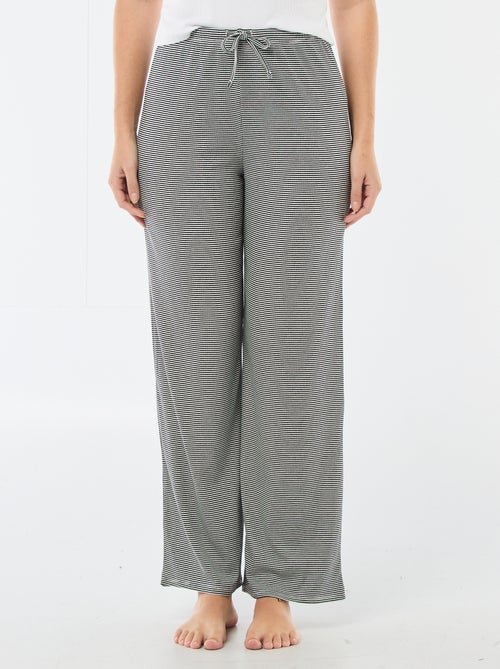 Pantalon pyjama en maille stretch - Kiabi