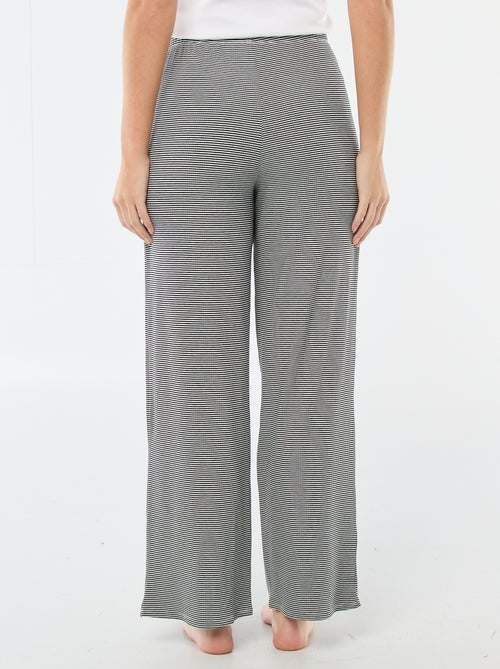 Pantalon pyjama en maille stretch - Kiabi