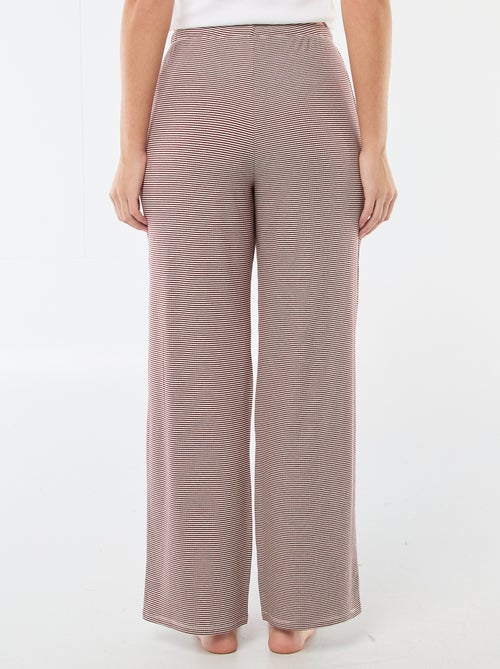 Pantalon pyjama en maille stretch - Kiabi