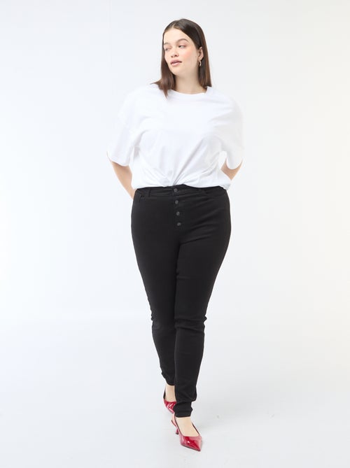 Pantalon skinny à taille très haute - L28 - Kiabi
