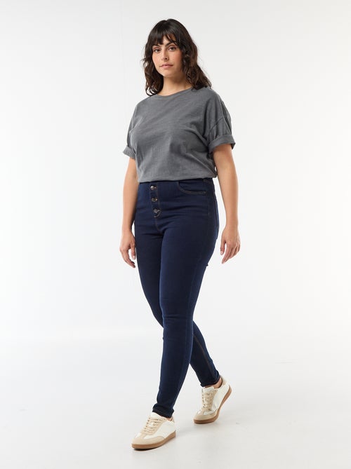 Pantalon skinny taille très haute - L30 - Kiabi