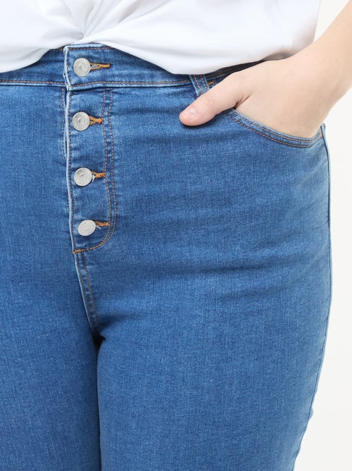 Pantalon skinny taille très haute - L34 - Kiabi