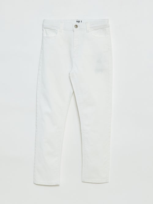 Pantalon slim - coupe ajustée 4 poches - Kiabi