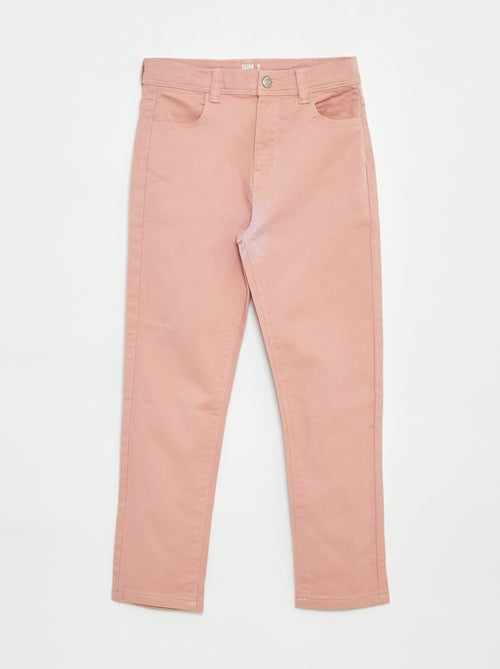 Pantalon slim - coupe ajustée 4 poches - Kiabi