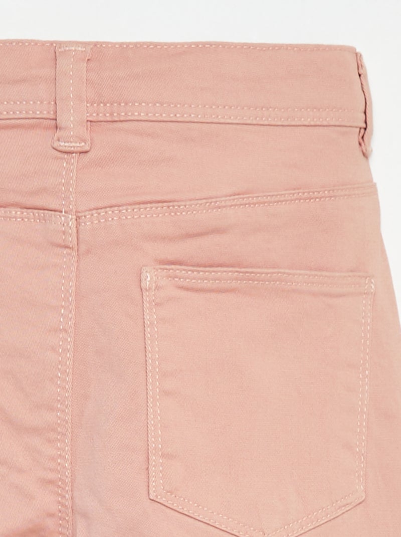 Pantalon slim - coupe ajustée 4 poches Rose - Kiabi