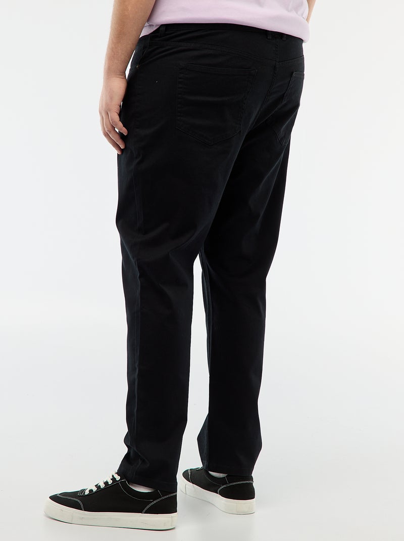 Pantalon slim - L30 Noir - Kiabi