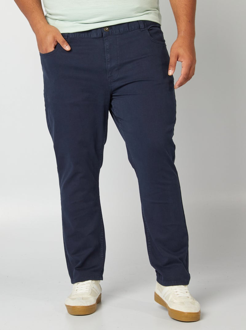 Pantalon slim - L32 Bleu marine - Kiabi