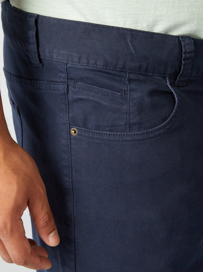 Pantalon slim - L32 Bleu marine - Kiabi