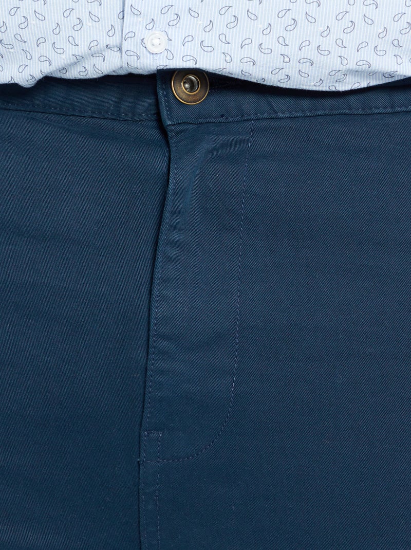 Pantalon slim - L32 Bleu marine - Kiabi