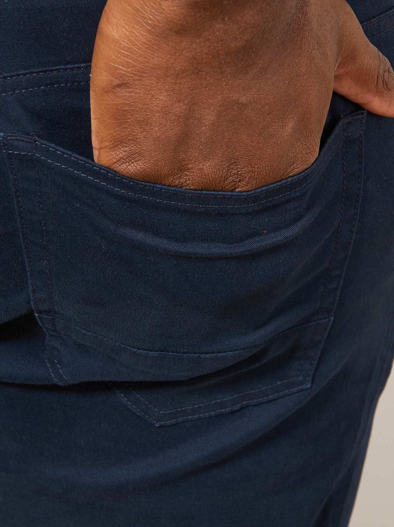 Pantalon slim - L32 Bleu marine - Kiabi