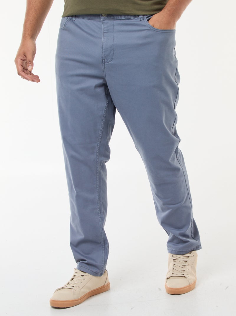 Pantalon slim - L32 Gris - Kiabi