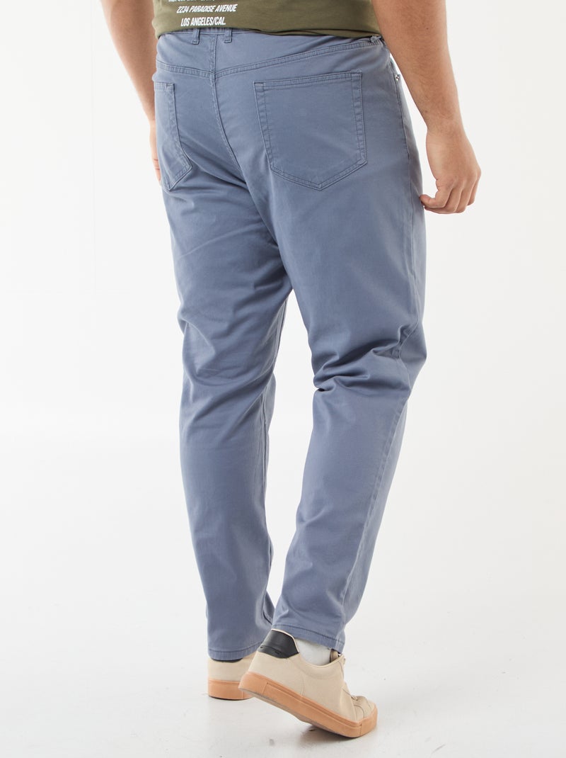 Pantalon slim - L32 Gris - Kiabi