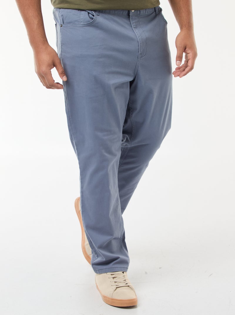 Pantalon slim - L32 Gris - Kiabi