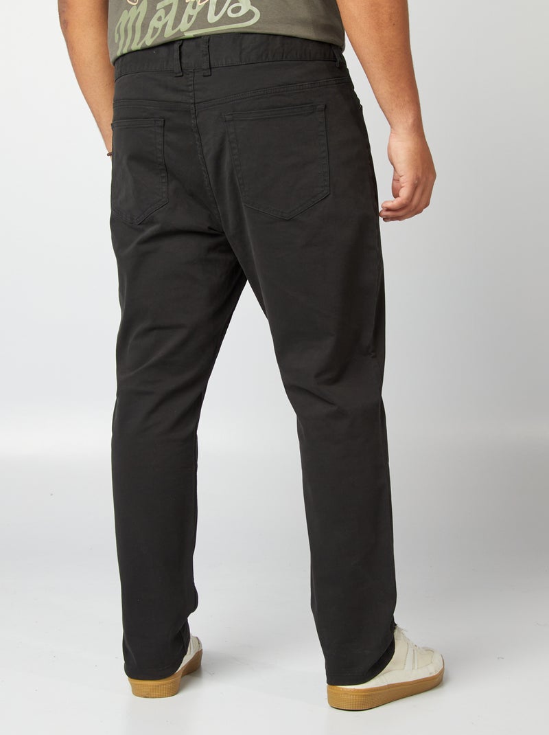 Pantalon slim - L32 Noir - Kiabi