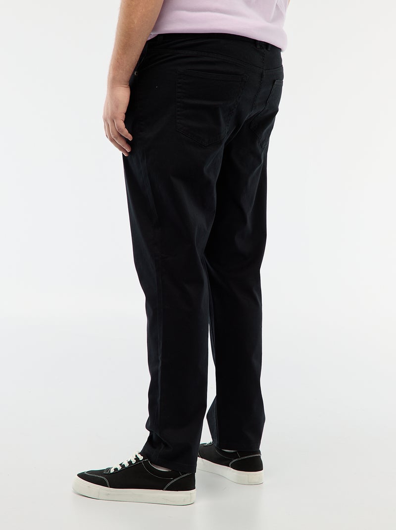 Pantalon slim - L34 Noir - Kiabi