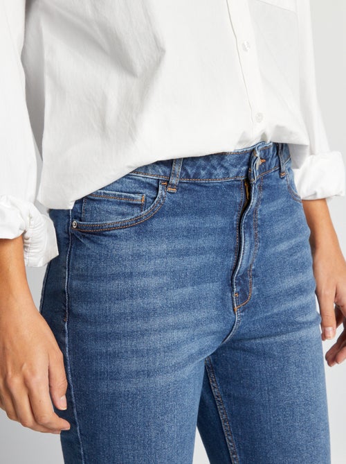 Pantalon slim en denim - L30 - Kiabi