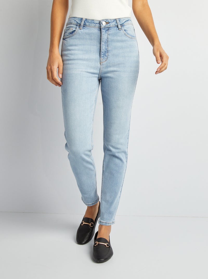 Pantalon slim en denim - L30 Triple stone - Kiabi