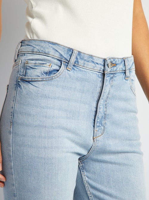 Pantalon slim en denim - L30 - Kiabi