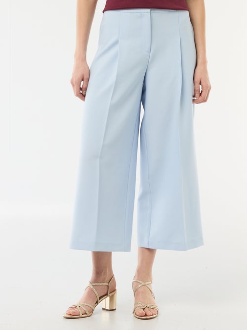 Pantalon slim femme chaîne et trame - Kiabi