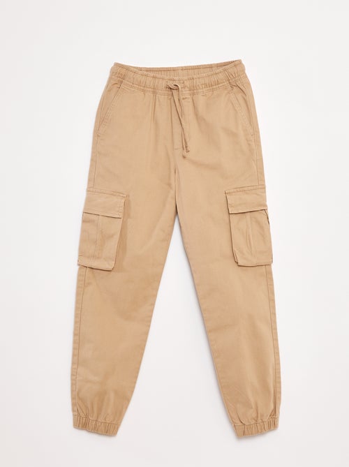Pantalon stretch multipoches - Kiabi