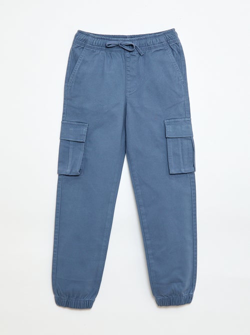 Pantalon stretch multipoches - Kiabi