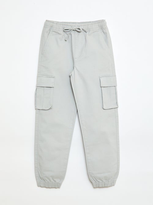 Pantalon stretch multipoches - Kiabi