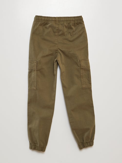 Pantalon stretch multipoches - Kiabi