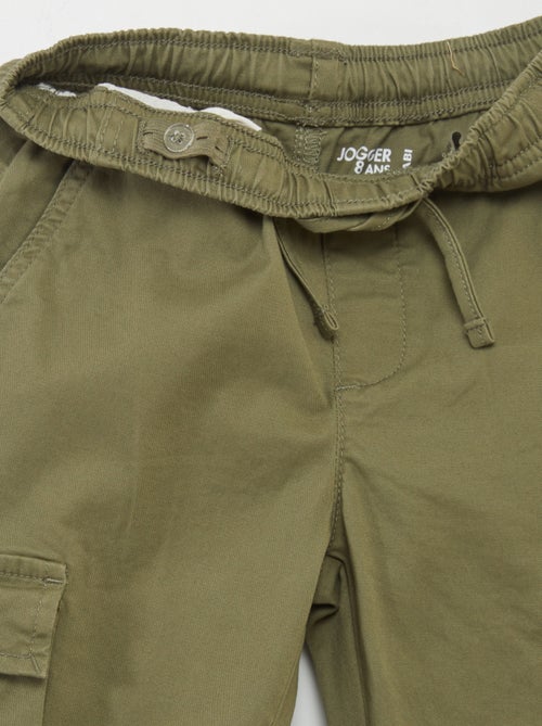 Pantalon stretch multipoches - Kiabi