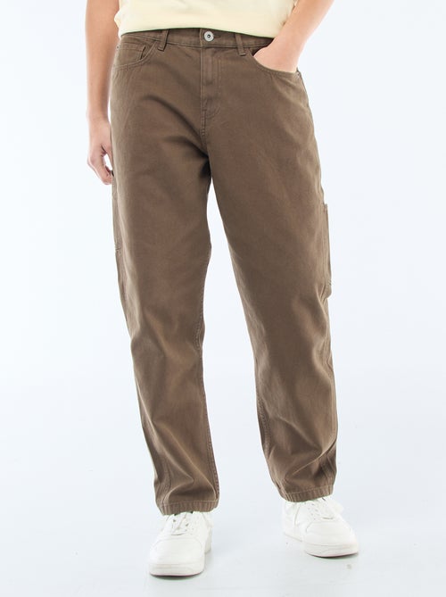 Pantalon style carpenter - Kiabi