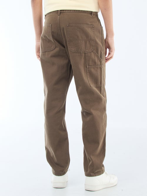 Pantalon style carpenter - Kiabi