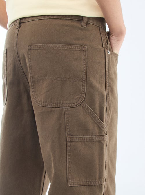 Pantalon style carpenter - Kiabi