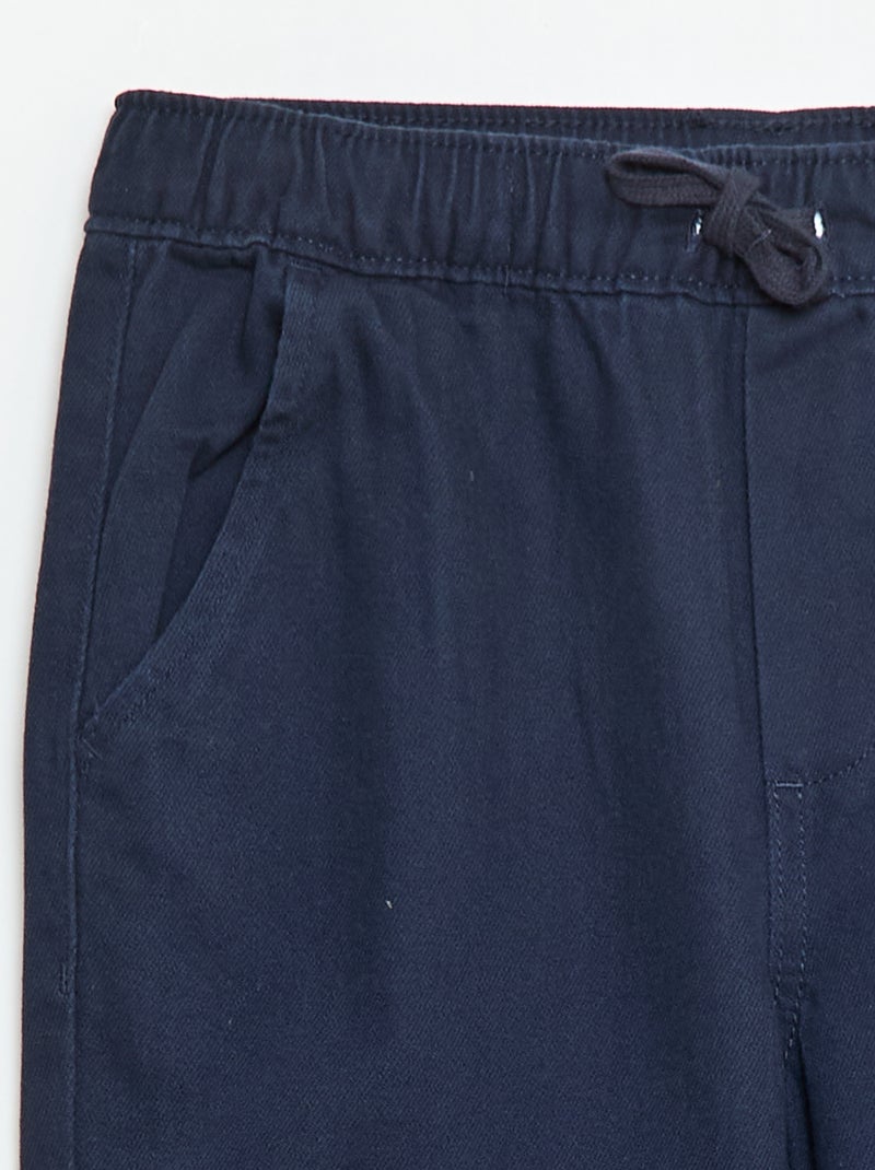 Pantalon style jogger Bleu marine - Kiabi