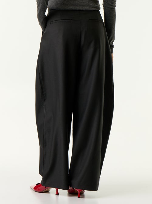Pantalon taille haute forme large barrel - Kiabi