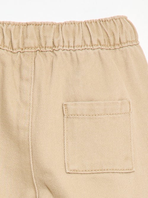 Pantalon uni coupe relax fit - Kiabi