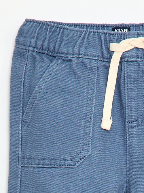 Pantalon uni coupe relax fit - Kiabi