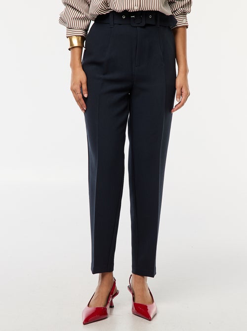 Pantalon uni pour femme à taille standard - Kiabi