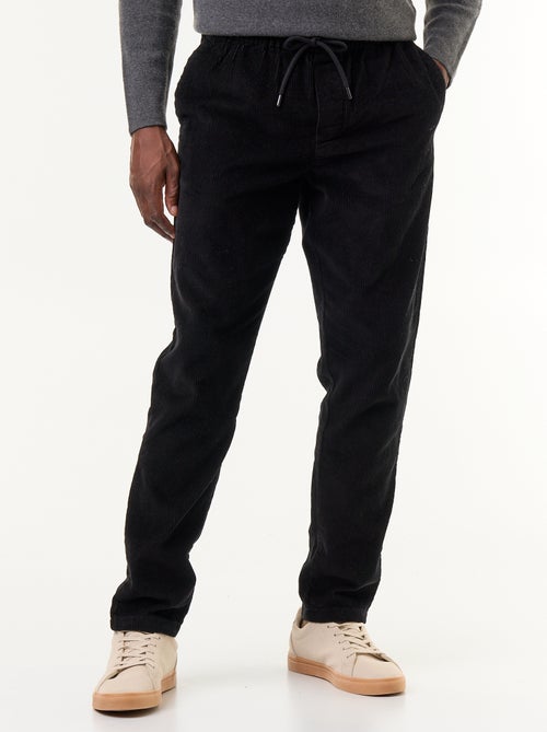 Pantalon velours côtelé - Kiabi
