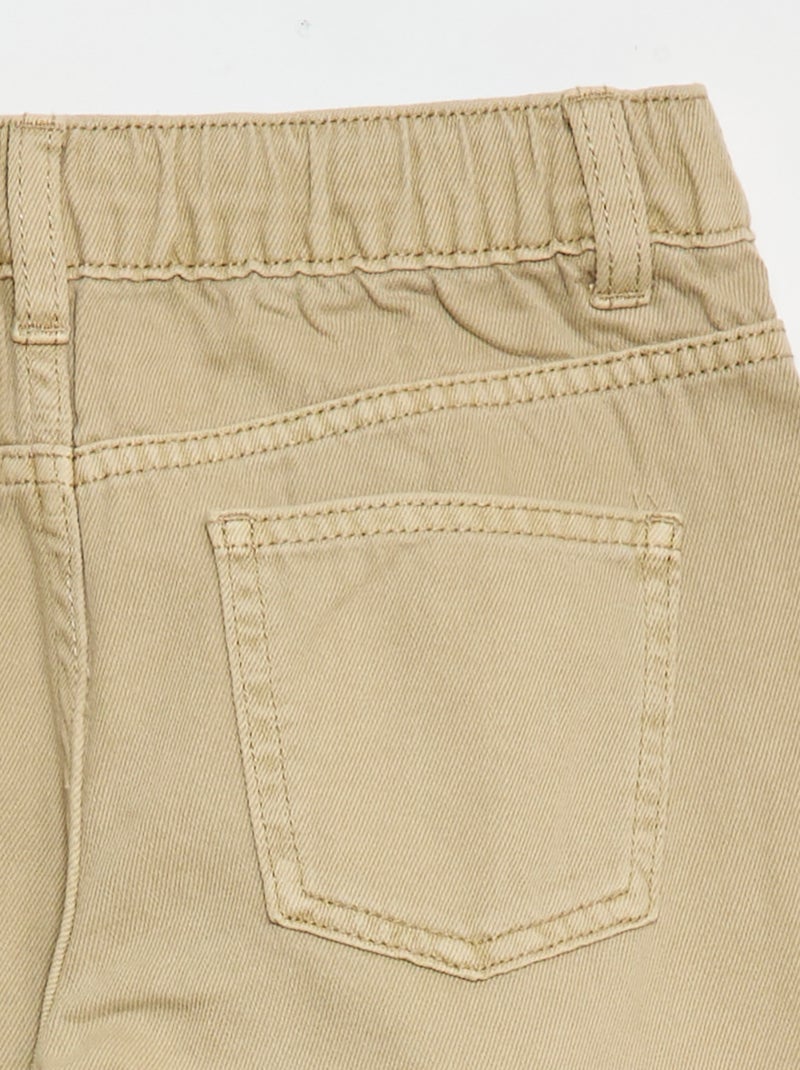 Pantalon wide leg Beige - Kiabi