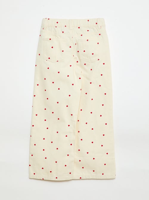 Pantalon wide leg - Kiabi