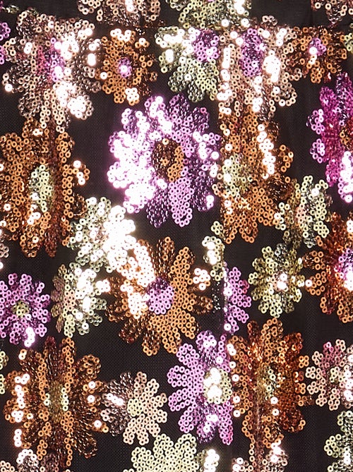 Pantalon wide leg / coupe large avec sequins - Kiabi