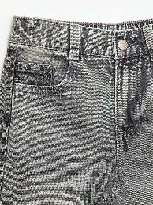 Pantalon wide leg fit / coupe large à 2 teintes - Kiabi