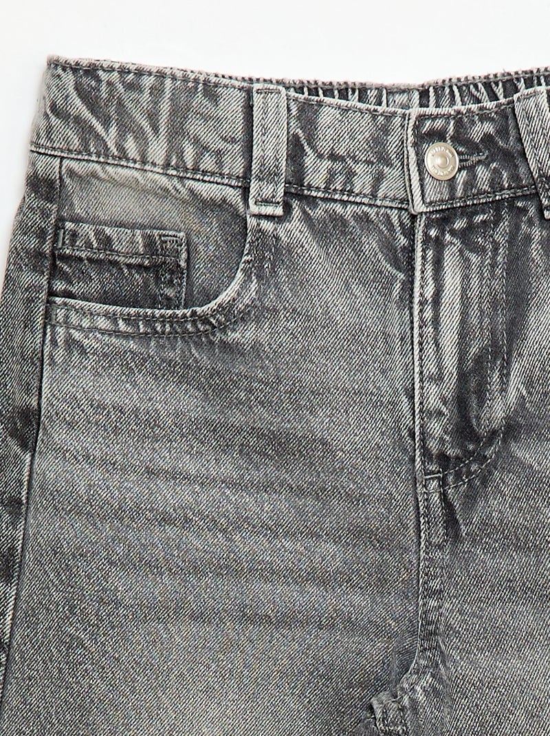 Pantalon wide leg fit / coupe large à 2 teintes Gris - Kiabi