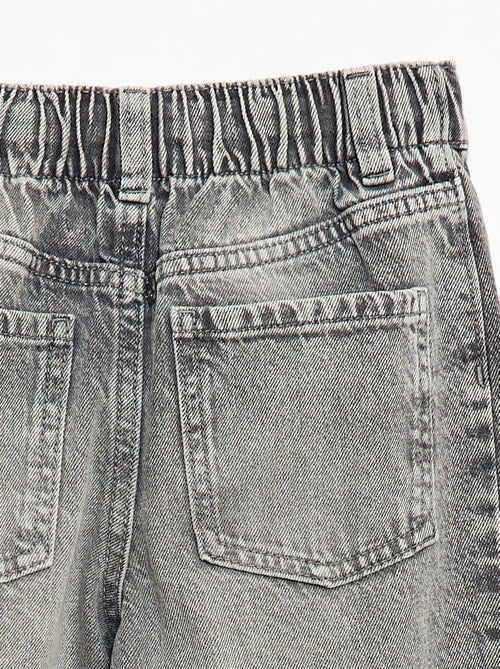 Pantalon wide leg fit / coupe large à 2 teintes - Kiabi