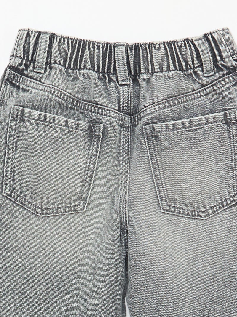 Pantalon wide leg fit / coupe large à 2 teintes Gris - Kiabi