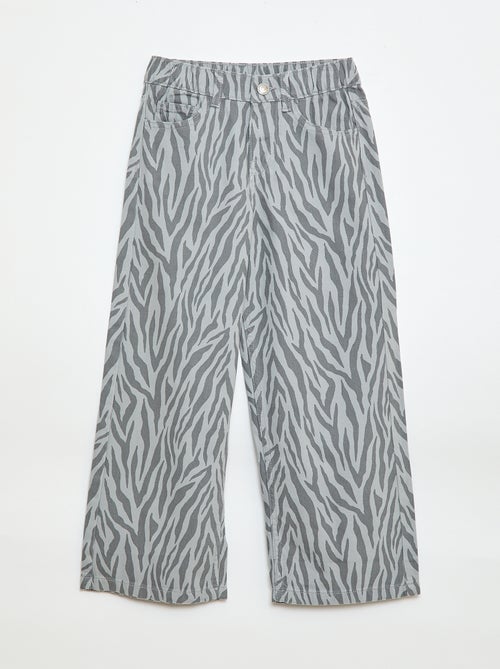 Pantalon wide leg - Kiabi