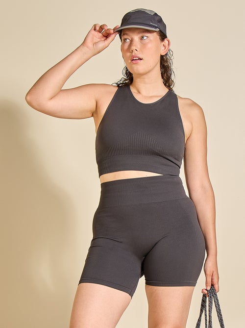 Pantaloncino ciclista sportivo a costine - (ekstract) - Kiabi