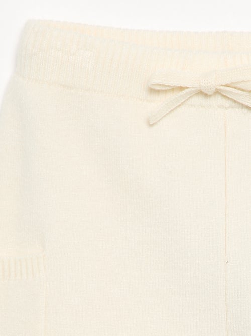 Pantalone a tinta unita in maglia - Kiabi