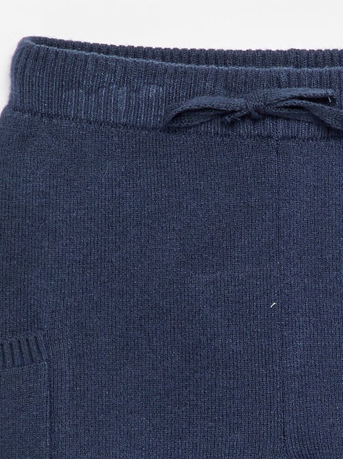 Pantalone a tinta unita in maglia - Kiabi